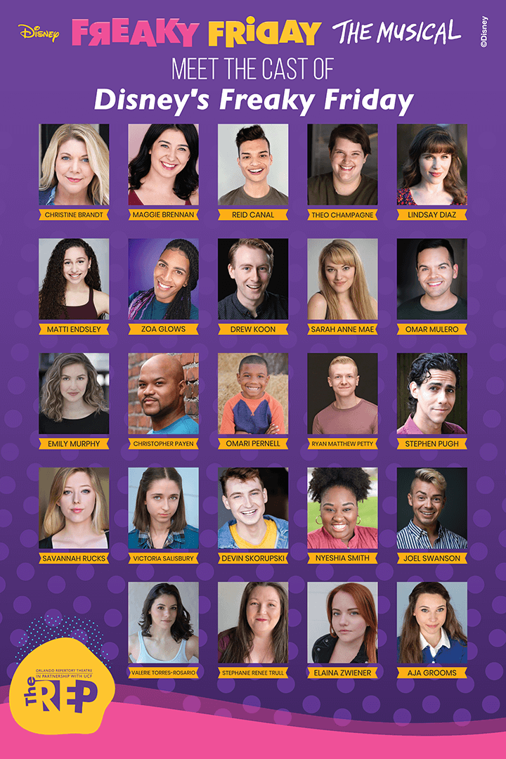 Meet the cast of Disney’s Freaky Friday the Musical